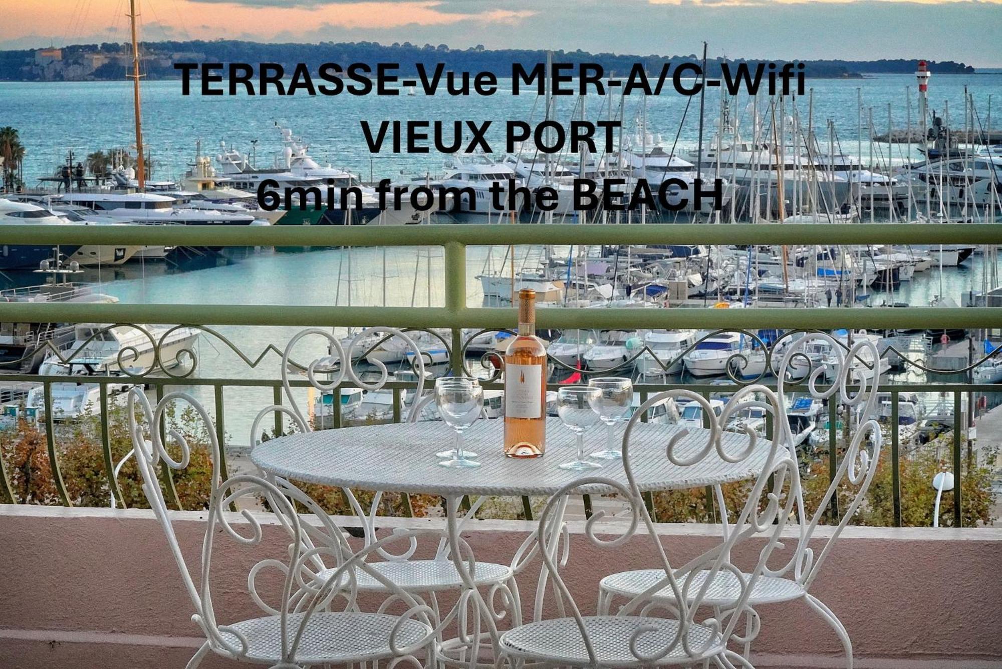 קאן Superbe Duplex Idealement Situe Proche Plages Avec Grande Terrasse Vue Port !L A1B59 מראה חיצוני תמונה